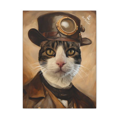 Custom Adventurous Cat Artwork