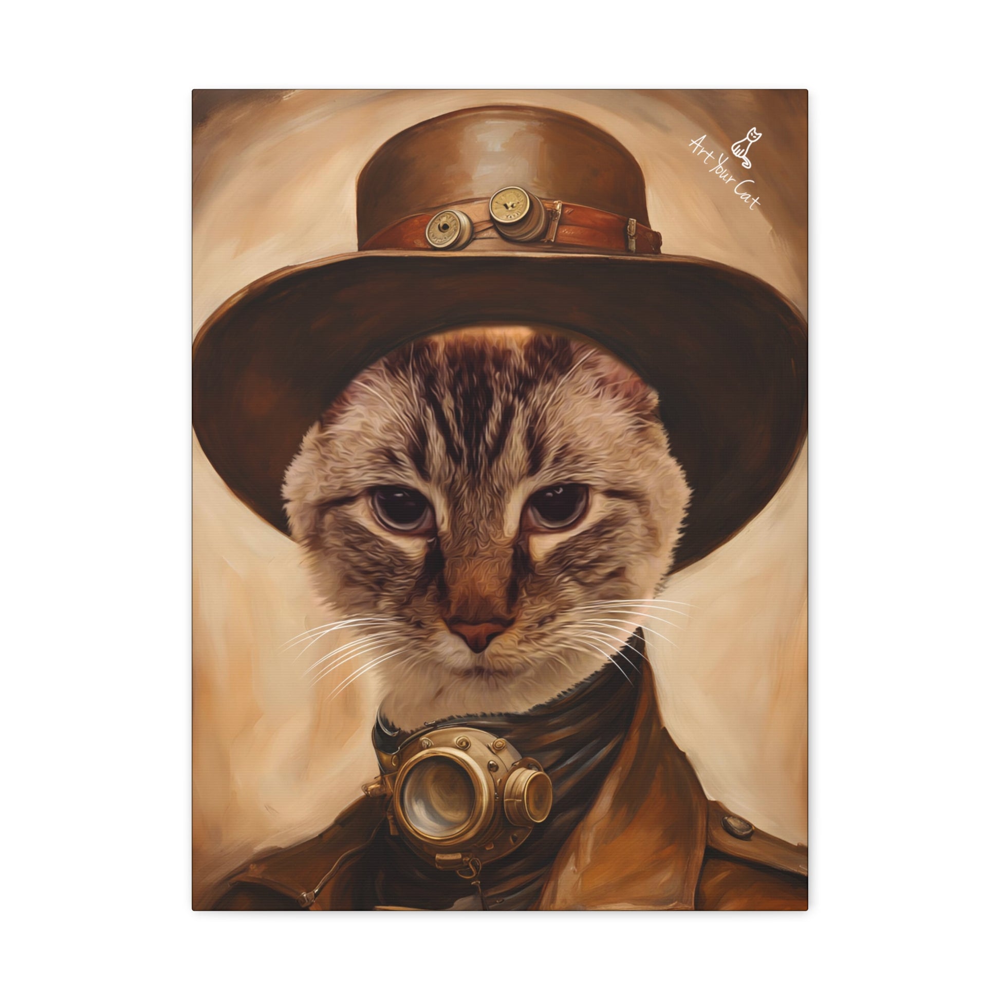 Custom Adventurous Cat Artwork for Females