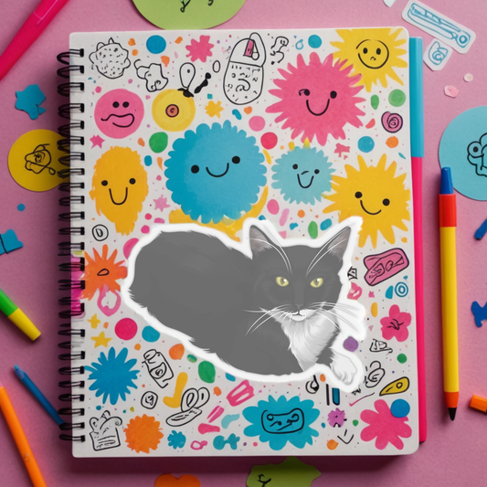 "Custom Cat Stickers - Personalized Design"