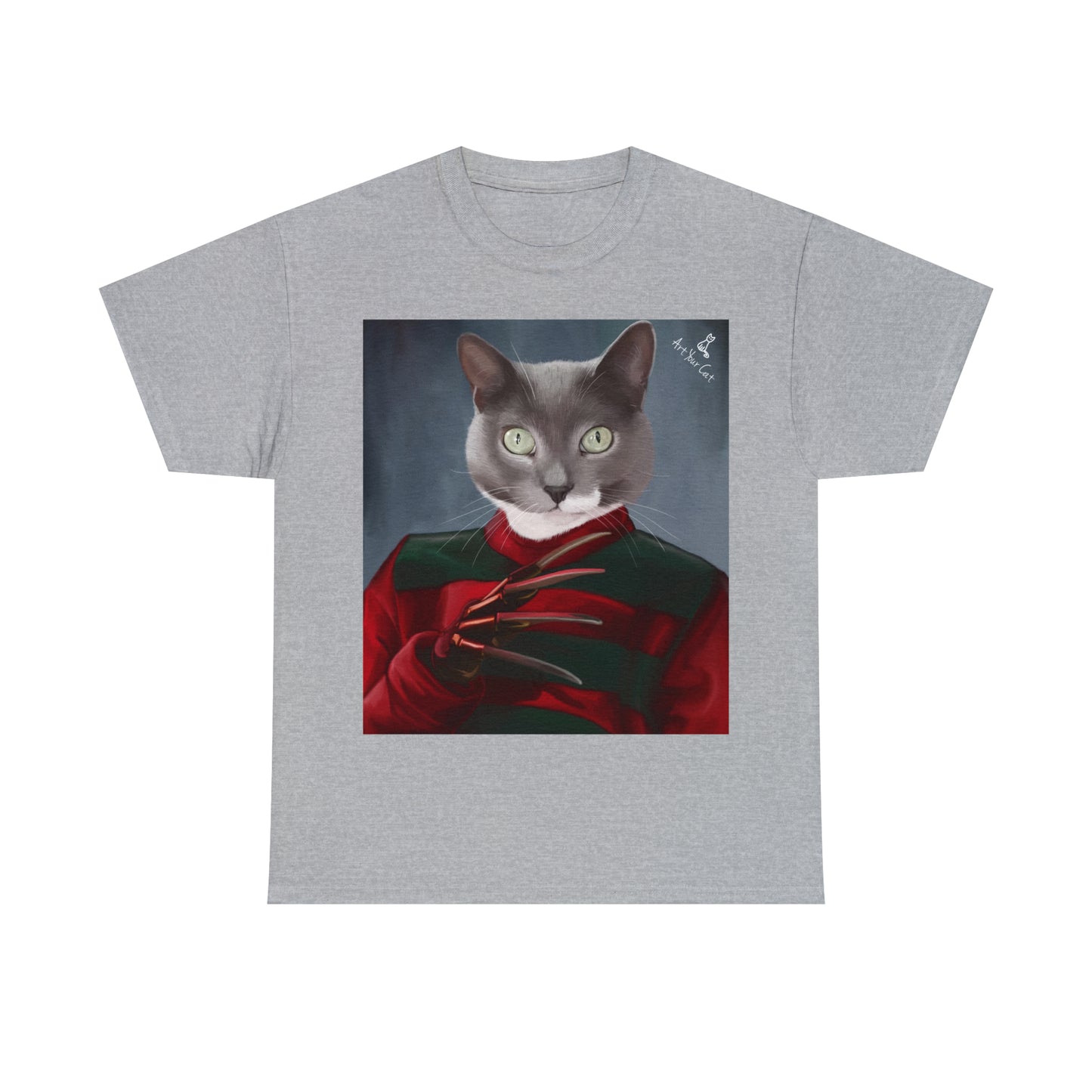 Custom Freddy Krueger cat print