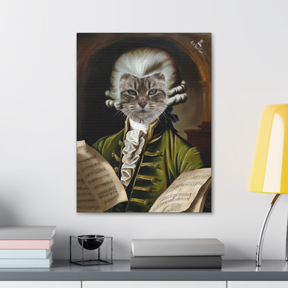 Custom Pet Artwork Celebrating Mozart’s Musical Brilliance