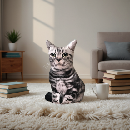 Custom cat pillow to cherish your cat's memory