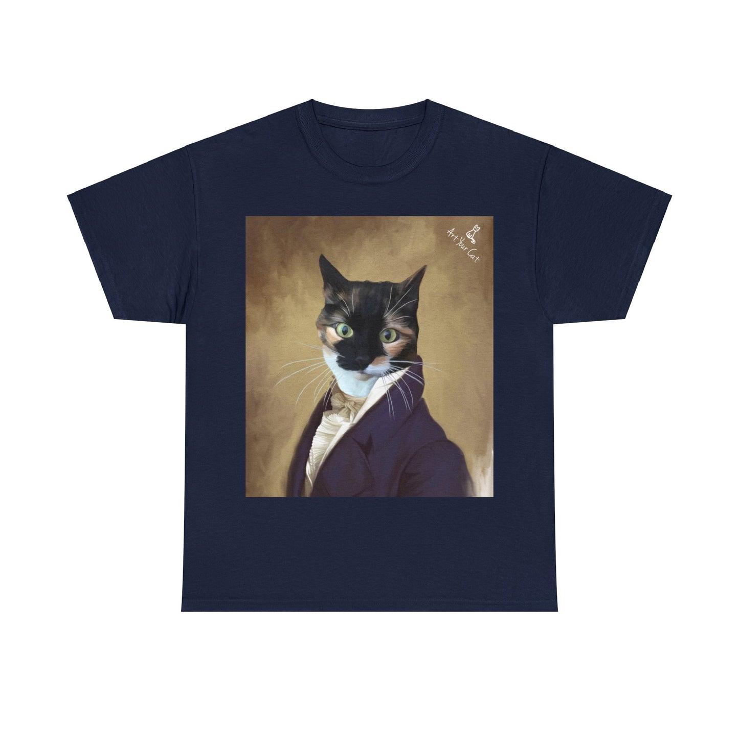 Custom mayor cat portrait T-shirt