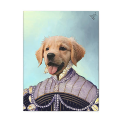 Dog Portrait - The Pearled Lady