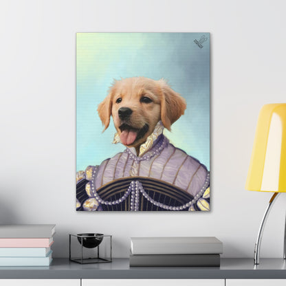 Dog Portrait - The Pearled Lady