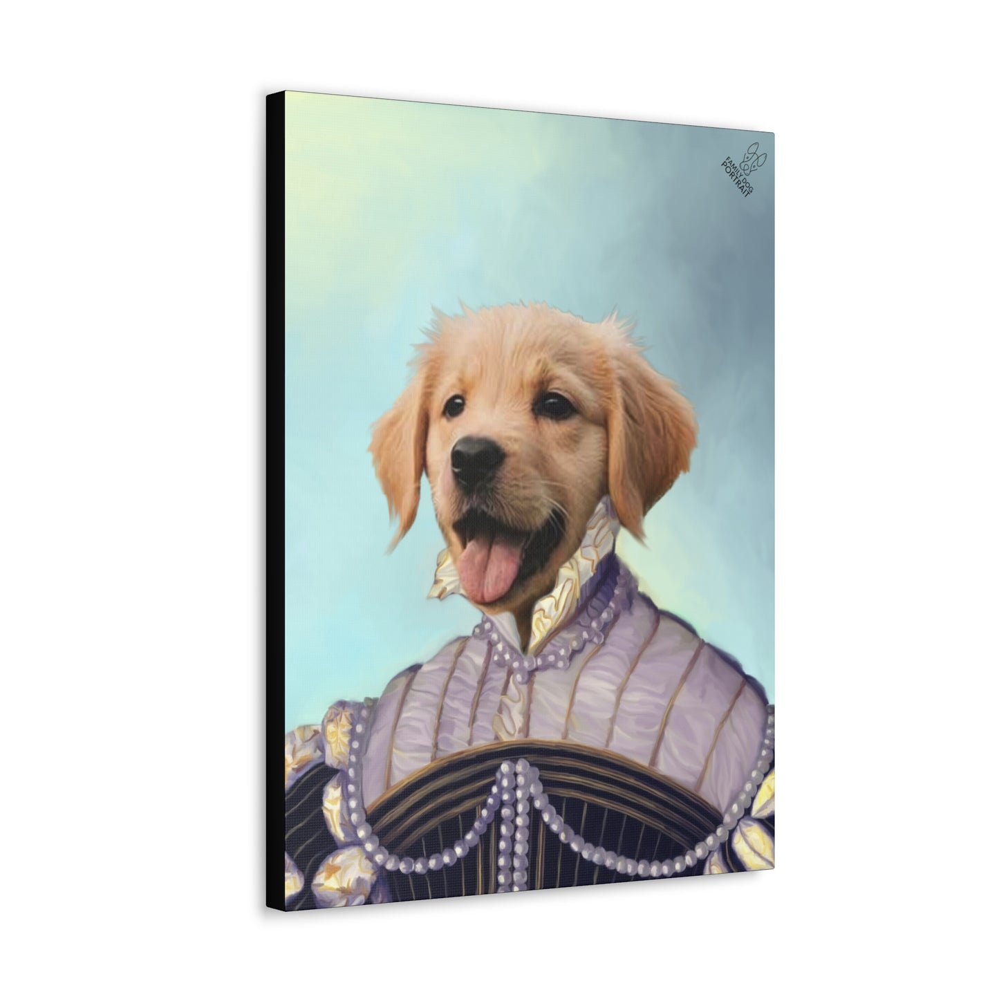 Dog Portrait - The Pearled Lady