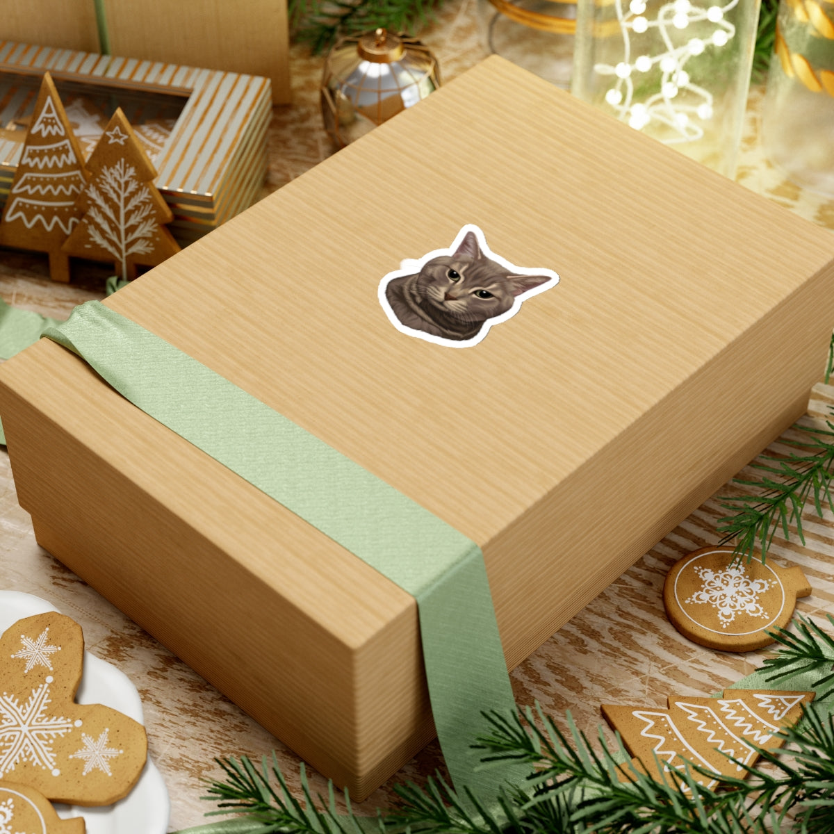 Durable Personalized Cat Stickers for Gifts