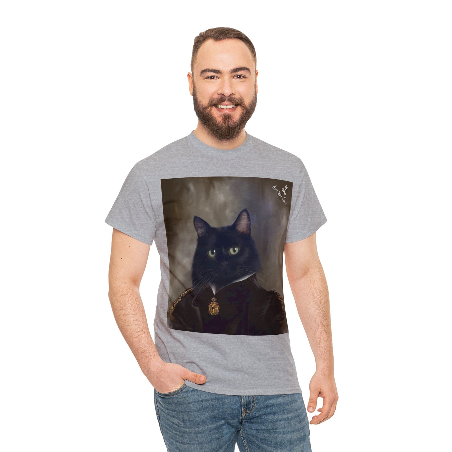 Elegant Duke pet portrait t-shirt