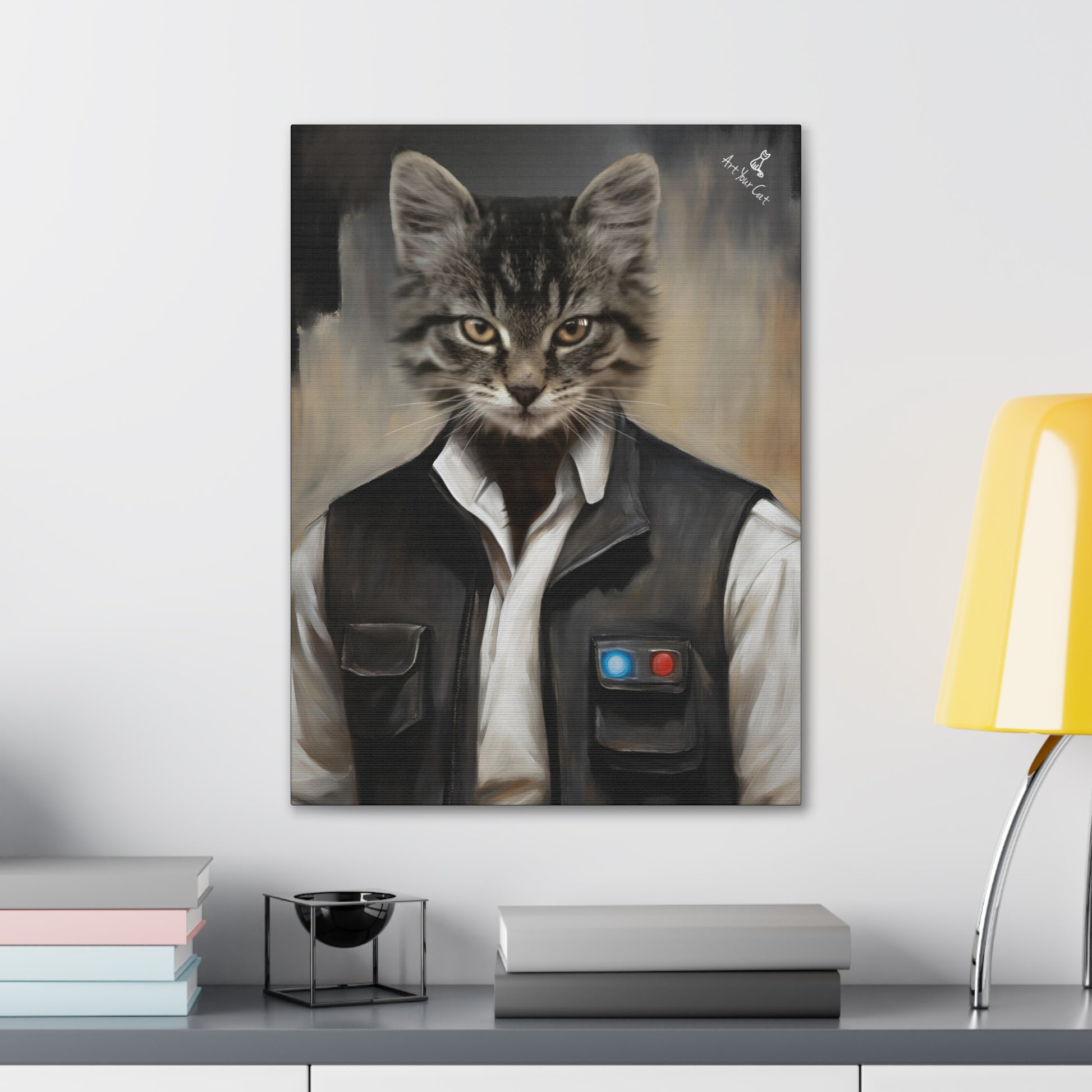 Feline Hero Portrait - Shawn Sulu Cat Design