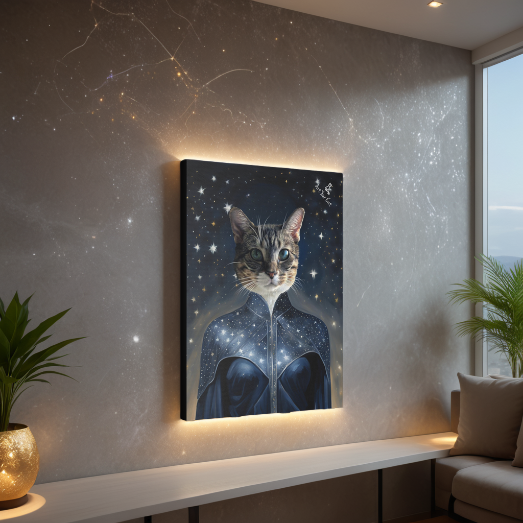 Female Nocturnal Scout Cat Portrait