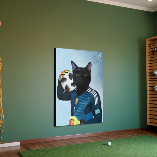 Goal Keeper Cat Portrait