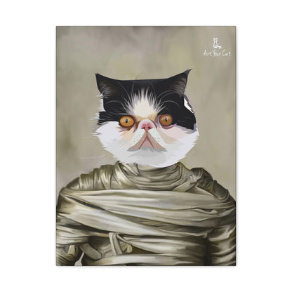 Halloween Cat Mummy Artwork