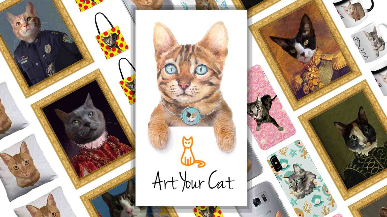Art Your Cat Logo Banner