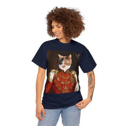 Majestic Cat King portrait tee