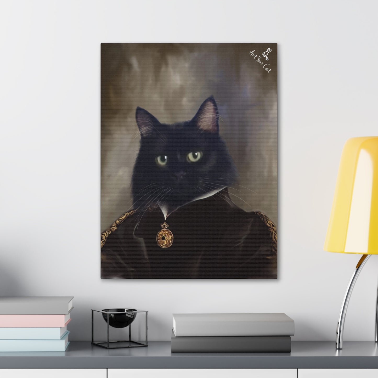 Majestic Cat Portrait with Noble Design