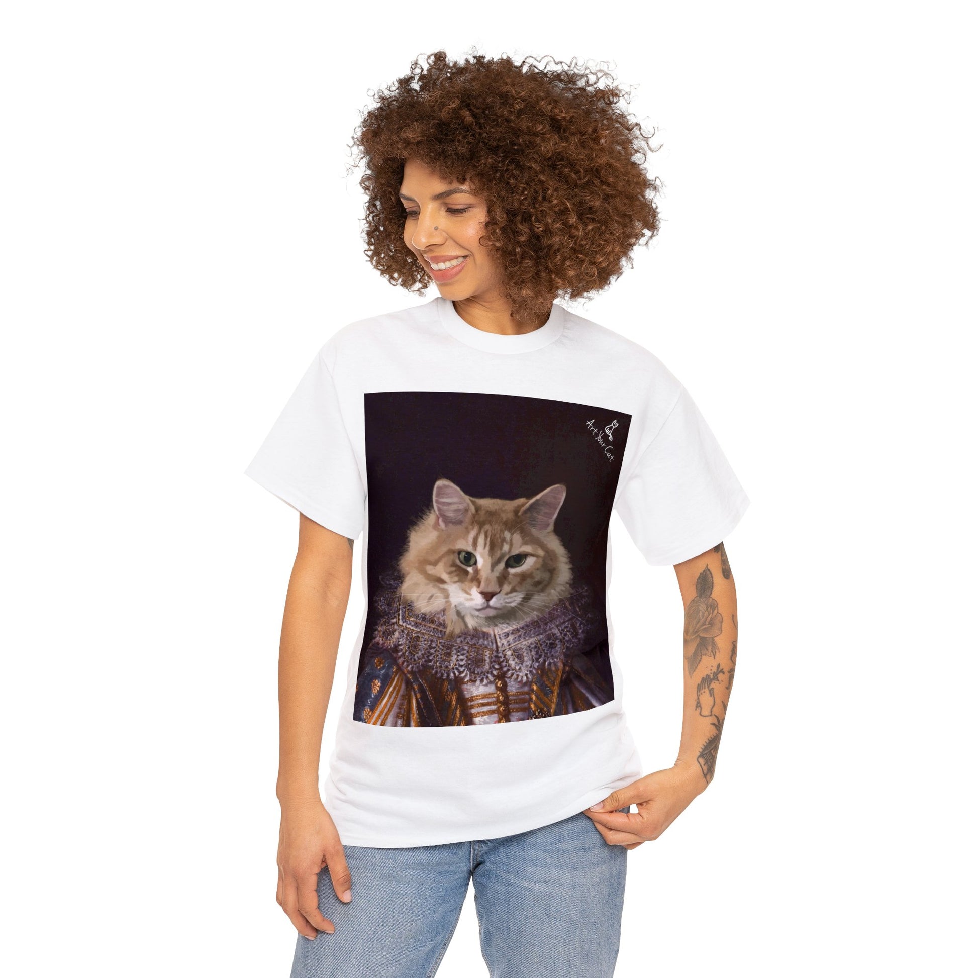 Matriarch-inspired pet portrait T-shirt