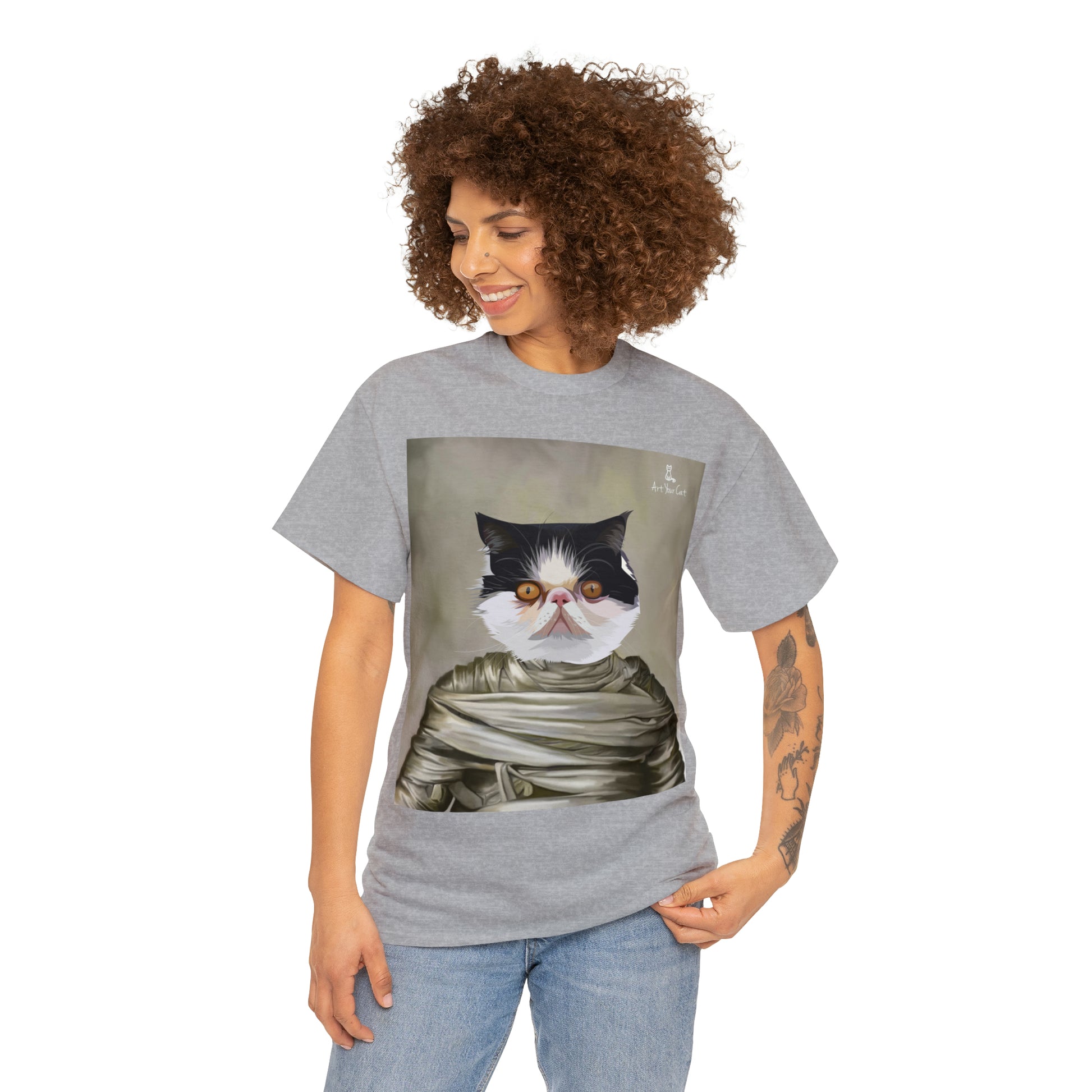 Mummy cat themed shirt