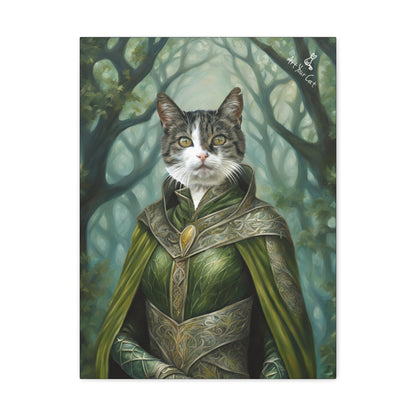 Mystical Female Cat Forest Guardian Artwork