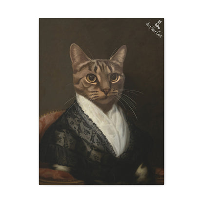 Personalized Cat Artwork in Historical Style