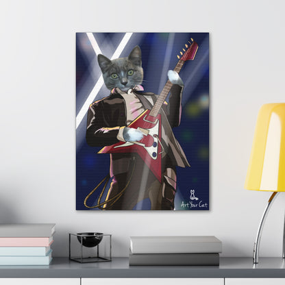 Personalized Cat Music Art