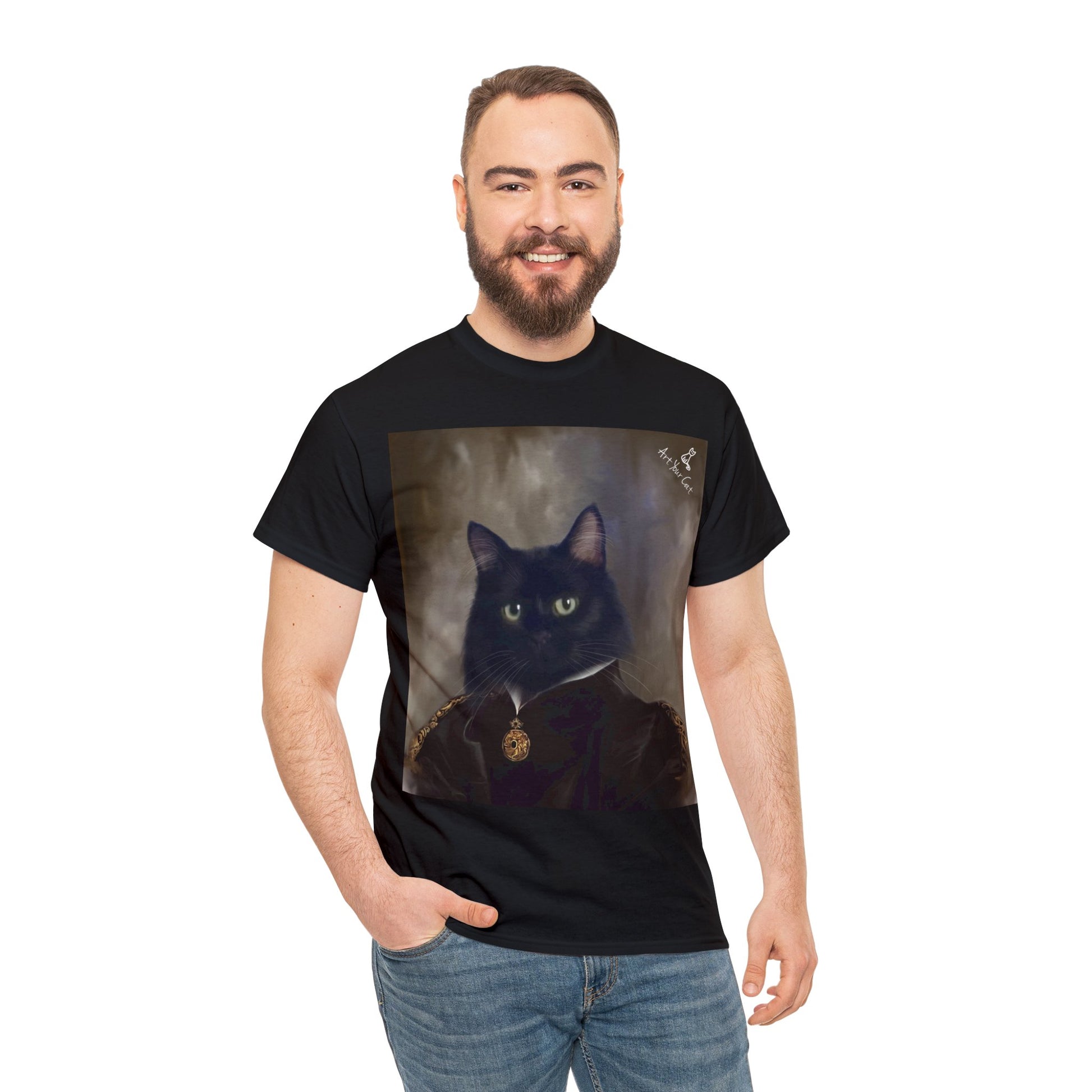 Regal Duke design on pet t-shirt