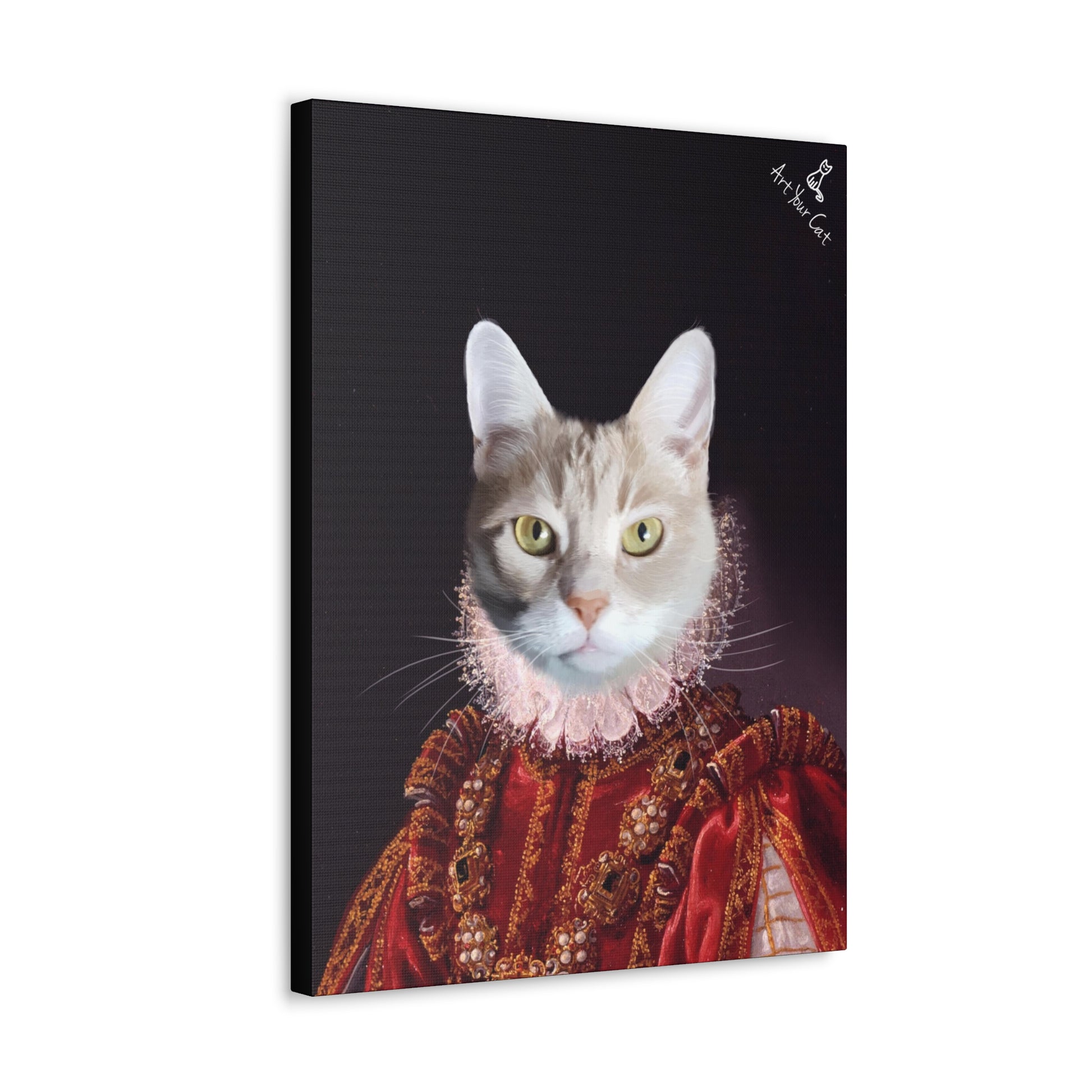 Regal Feline Custom Artwork - Baroness Cat Design
