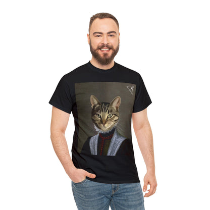 Regal Royal Duchess design on cat t-shirt