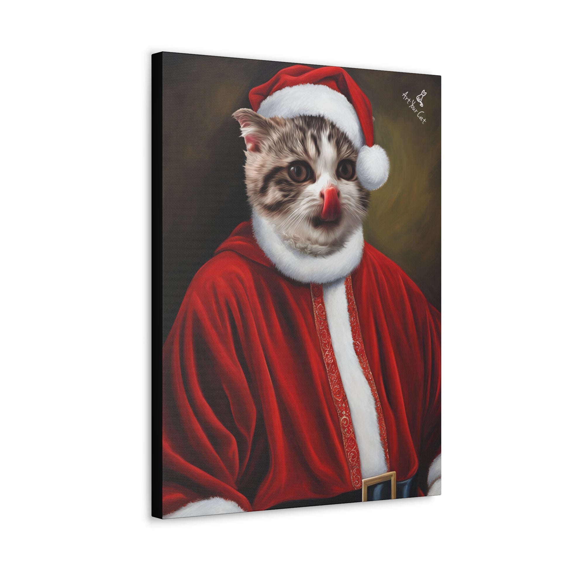 Santa_Claus_-_Custom_Cat_Portrait_-_Side