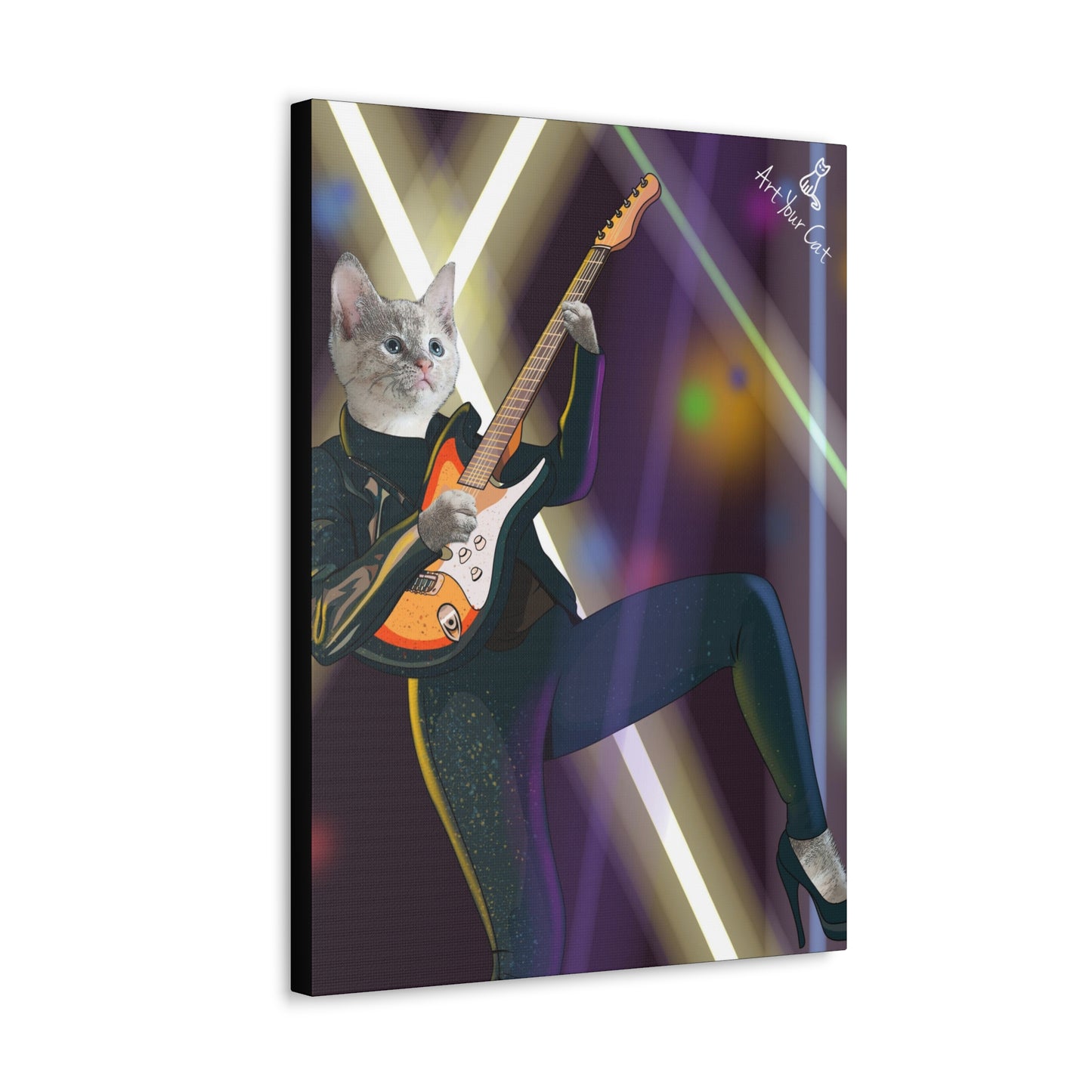 TheFemaleGuitarist-CustomCatPortrait-Front