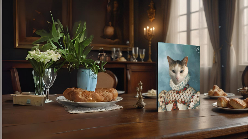 The Princess - Custom Cat Portrait - Royal Feast