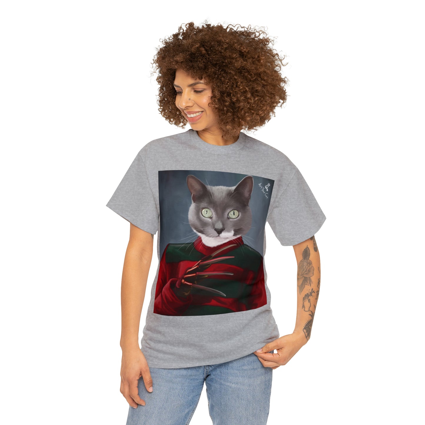 Unique Freddy Krueger cat tee