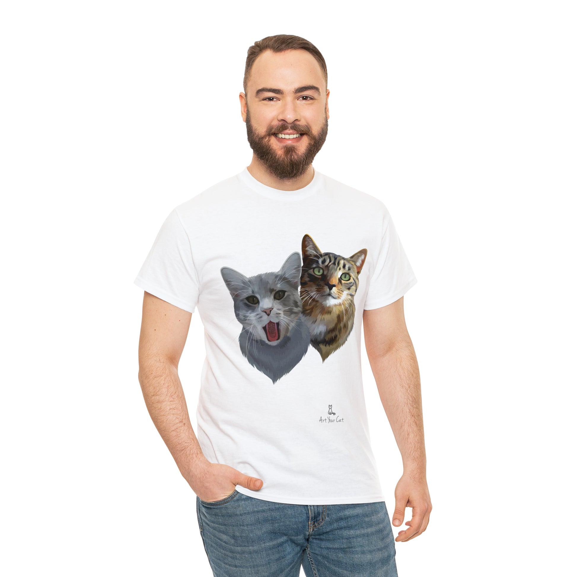 Style Fur-tastic: Cat Themed Shirts for You Art Your Cat
