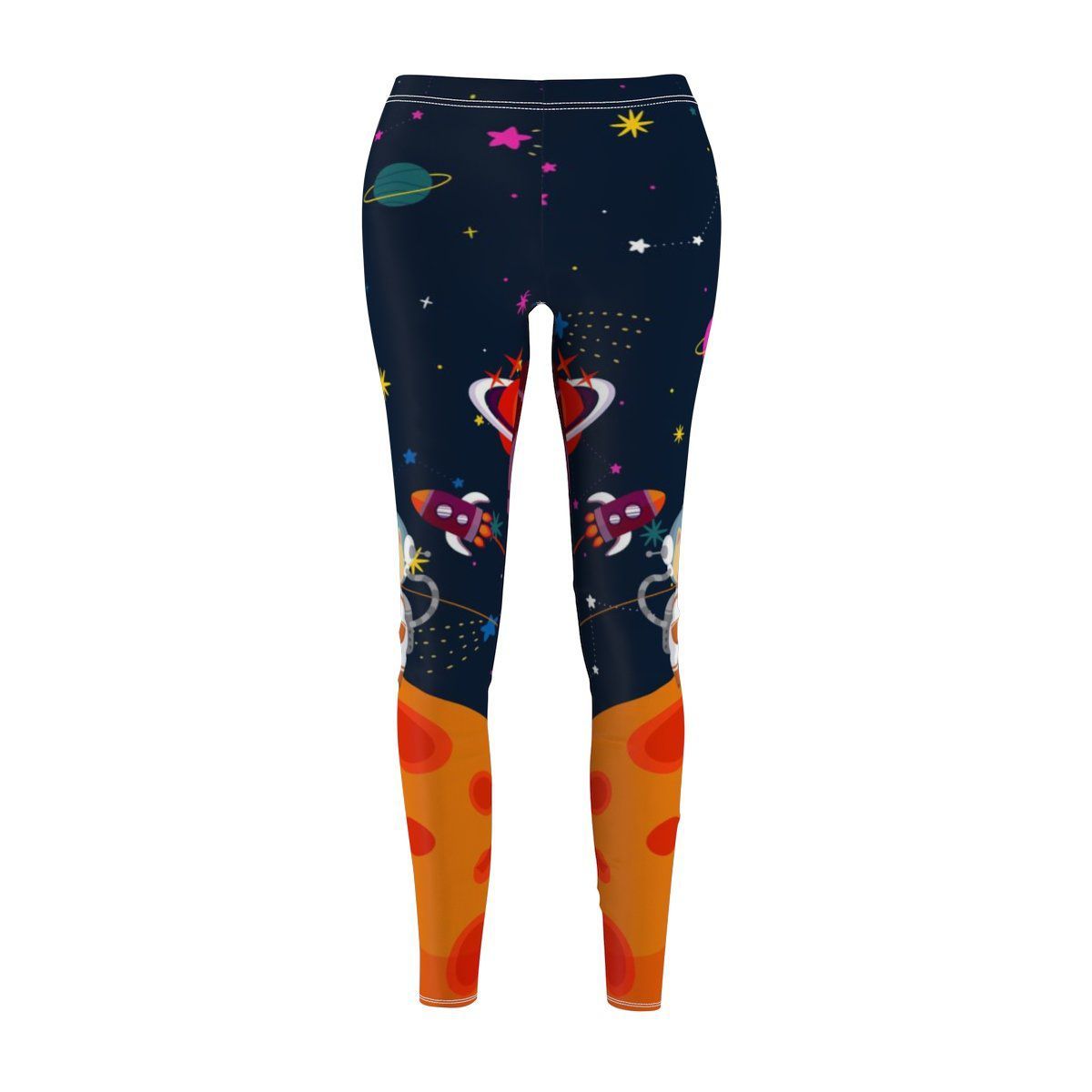 Cat-Themed Galaxy Leggings