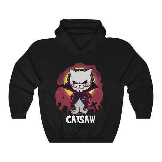 Catsaw Hoodie with playful cat design