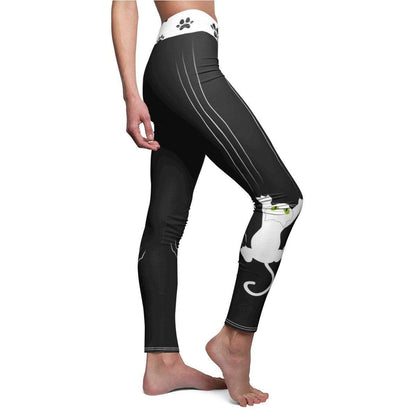 Comfortable Skinny Fit Cat Falling Leggings