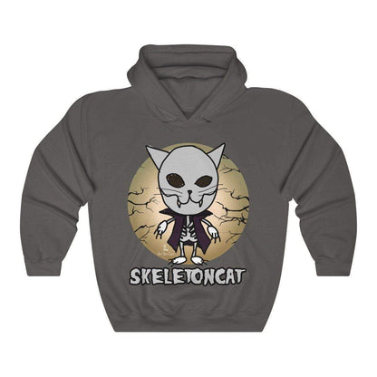 "Cozy and Stylish Skeleton Cat Hoodie for Cat Lovers"