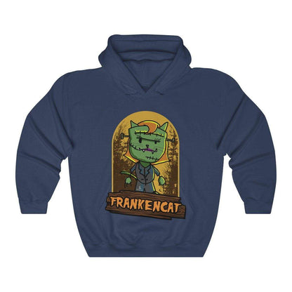 Cozy and chic Female Frankencat Hoodie for cat lovers