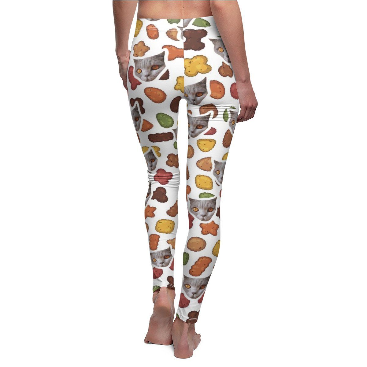 Fun and comfy custom leggings for cat lovers