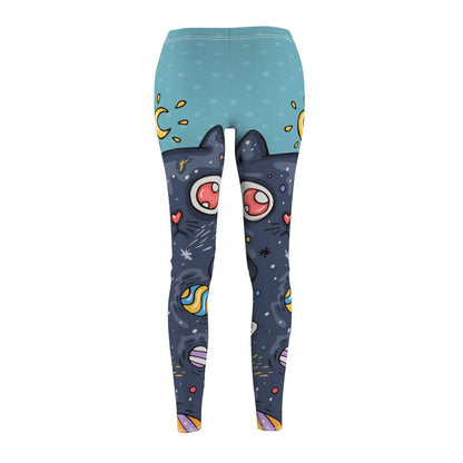 Lovely Moon Cat Leggings styled for everyday comfort and elegance