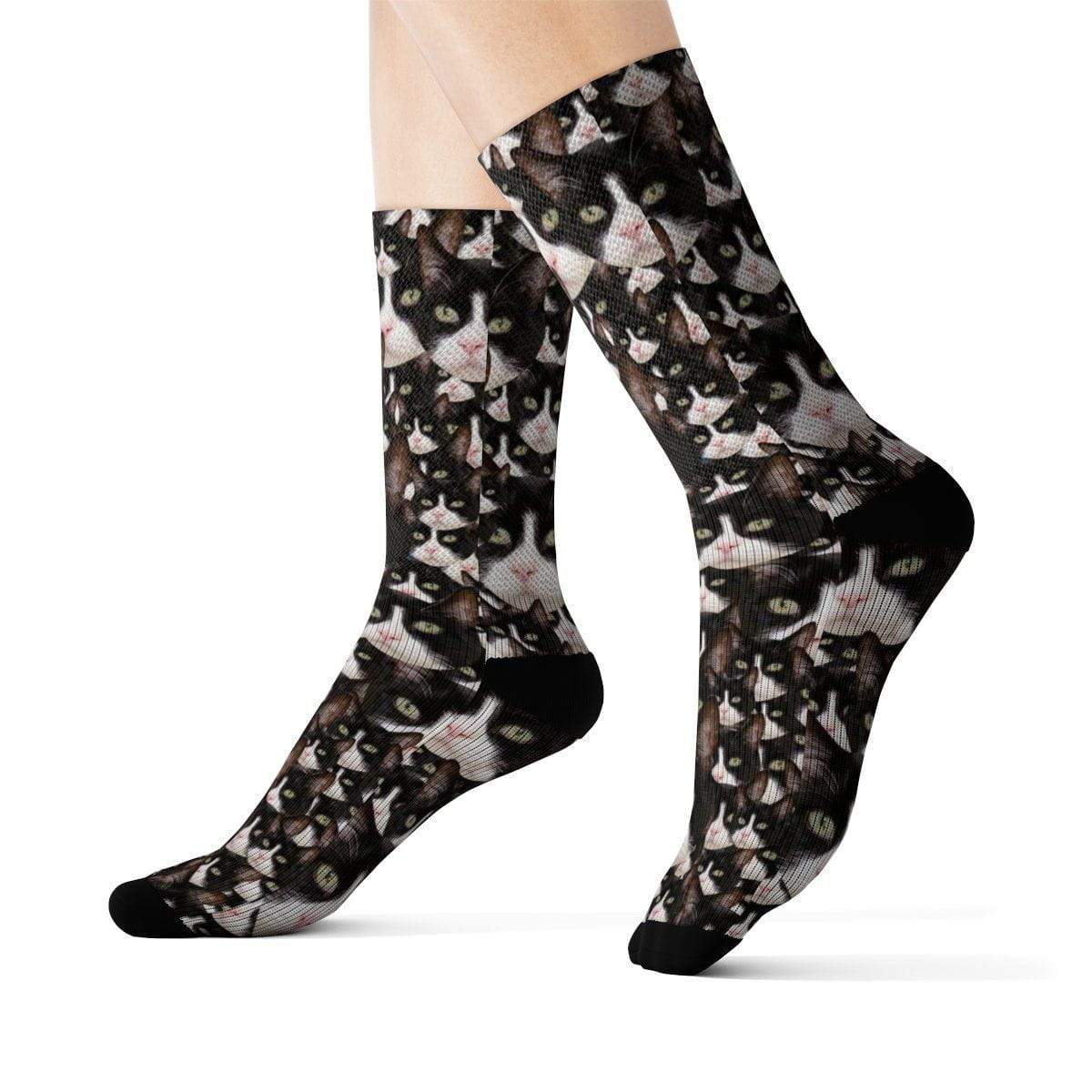 Mash Up Custom Cat Socks
