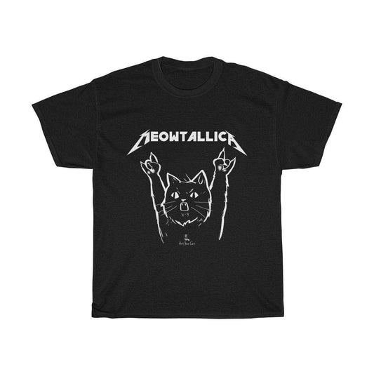 Meowtallica Cat Print T-shirt