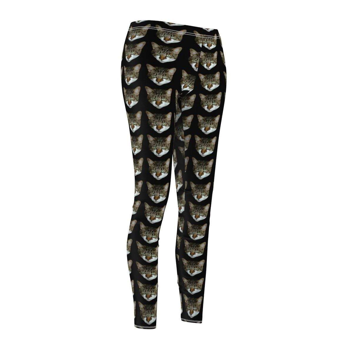 Personalized Cat Leggings with High-Quality Print