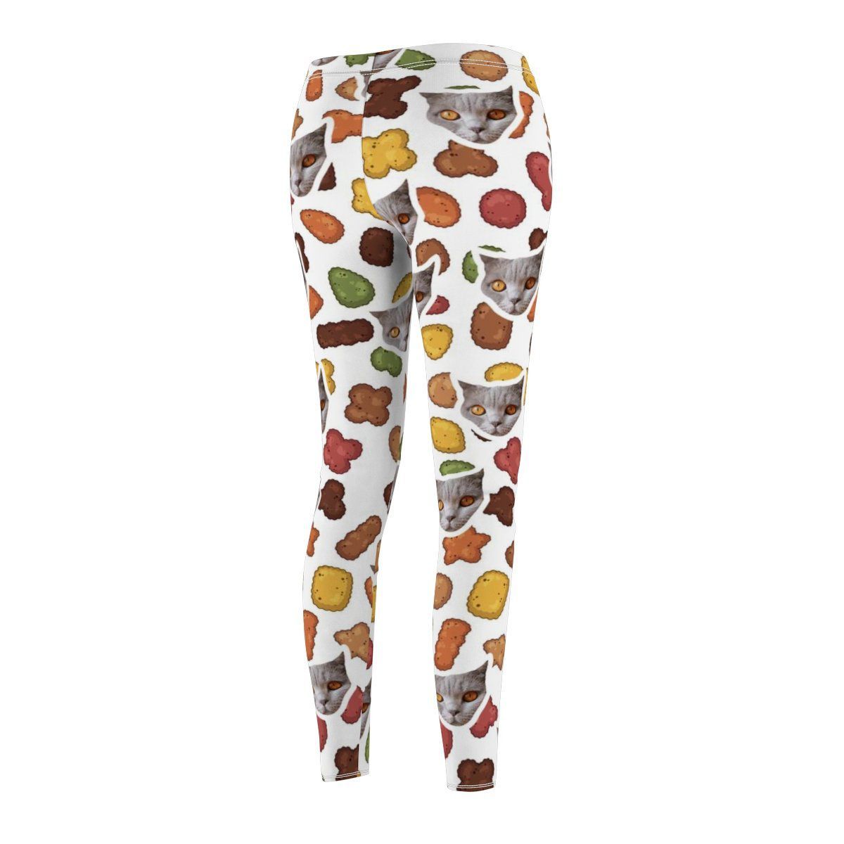 Personalized food cat leggings for a stylish and fun look