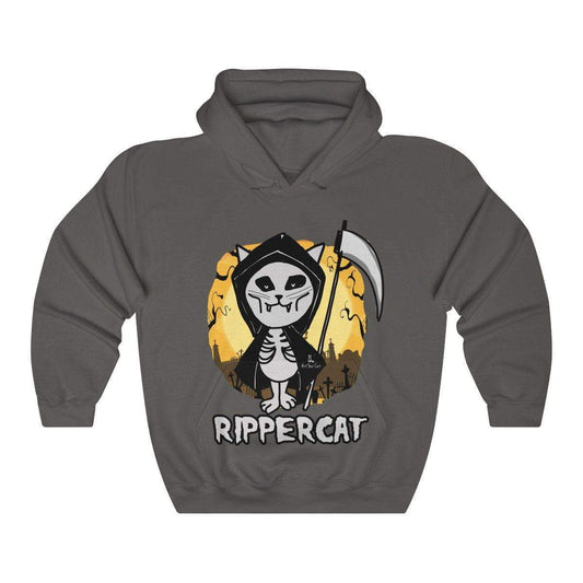 Ripper Cat Hoodie with striking cat design