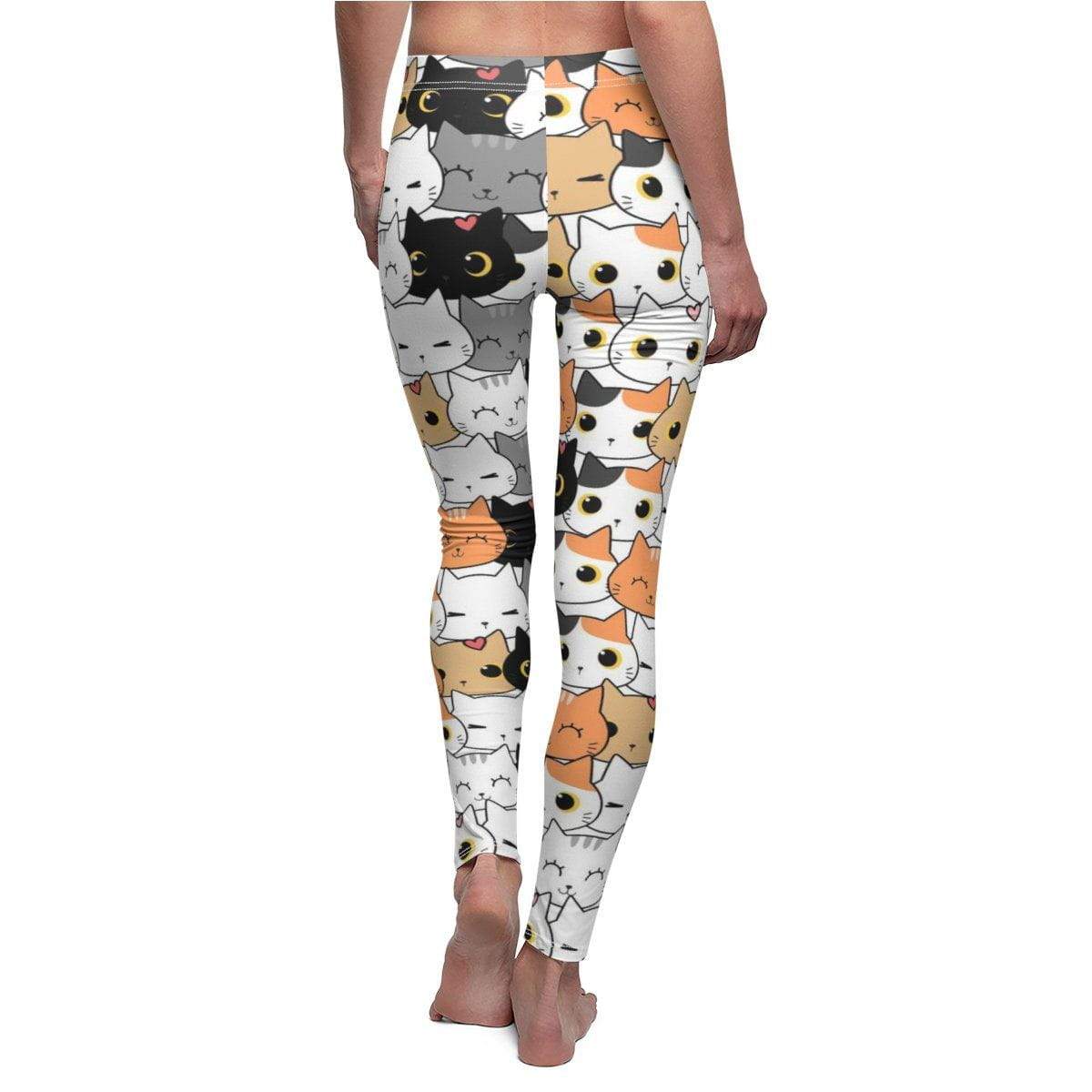 Skinny Fit Cat Themed Leggings for Fun Fashion