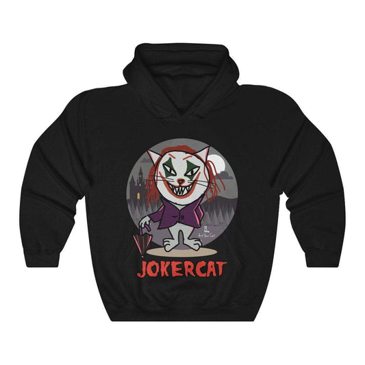 Twisted Joker Cat Hoodie with Unique Feline Design