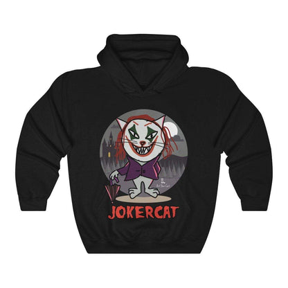 Twisted Joker Cat Hoodie with Unique Feline Design