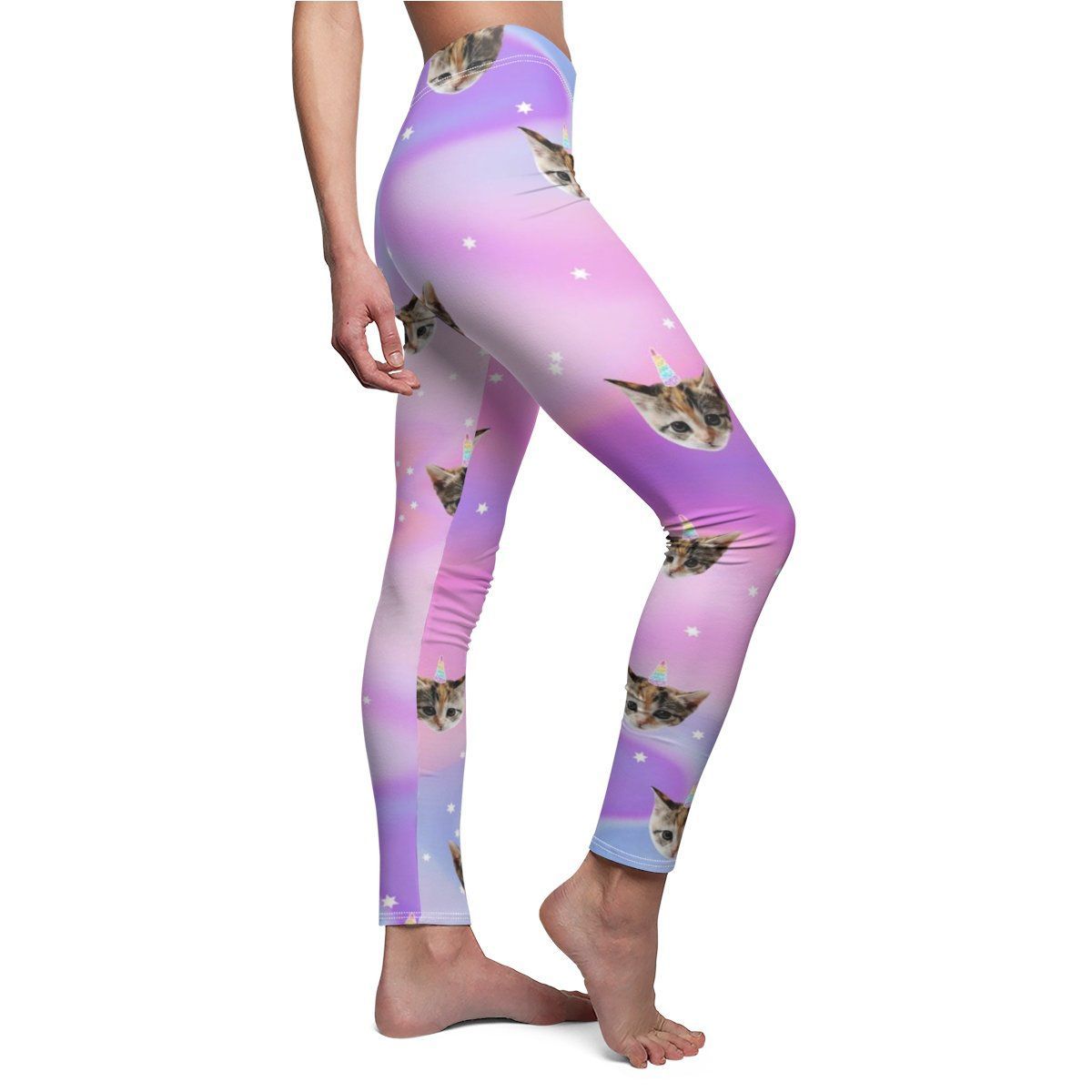 Unicat Custom Leggings with Playful Cat Design