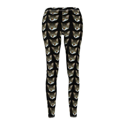 Unique Cat Head Custom Leggings for Fun Fashion