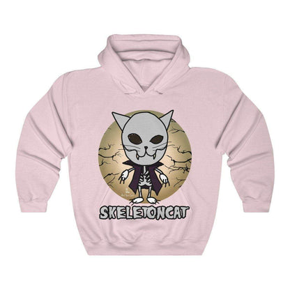 "Unique Skeleton Cat Design Hoodie for Everyday Wear"